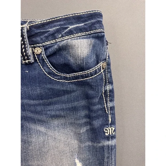 Miss Me Bootcut Jeans Women Blue The M Series Buckle Exclusive 33 - Picture 7 of 11